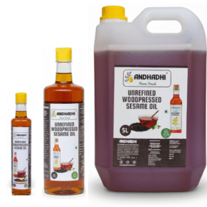 Wood Pressed Sesame Oil | Mara Chekku | 100% Chemical Free